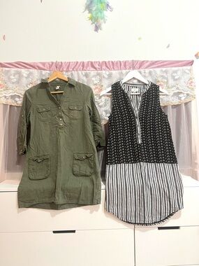 US Size XS: Bundle of 2 Button Up Dresses